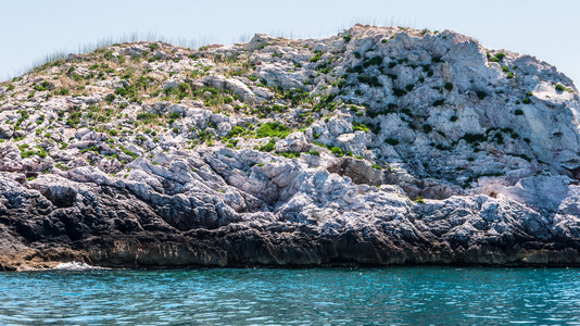 萨索斯岛岛。希腊