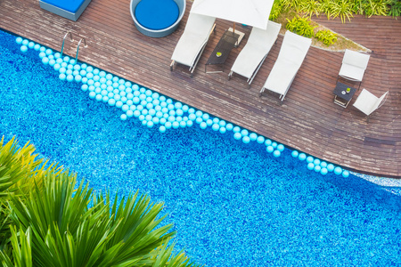 美丽豪华度假村酒店游泳池图片