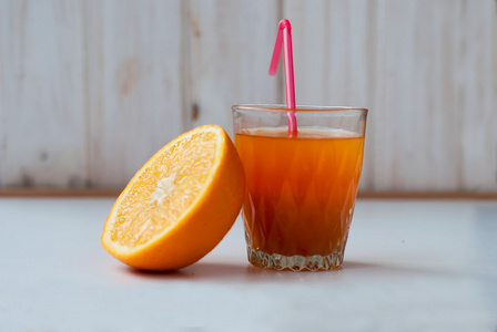 杯橙汁和一群白板 yabl 桔子