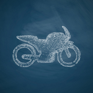 摩托车手绘制的图标图片