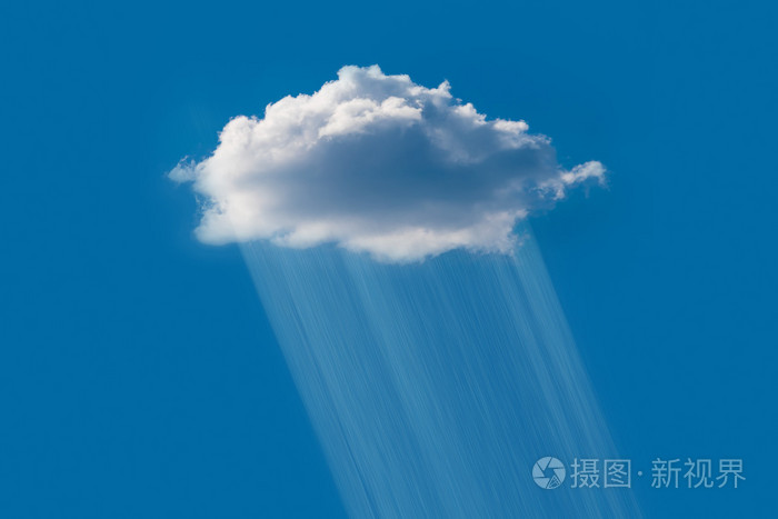 雨云在天空中