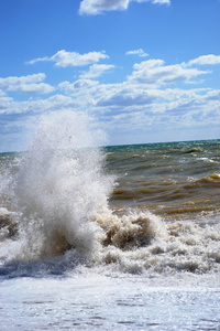 海洋的爆炸性波浪