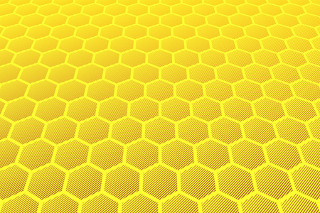 蜂窝状。六角形纹理照片