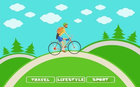乘自行车 自然 体育