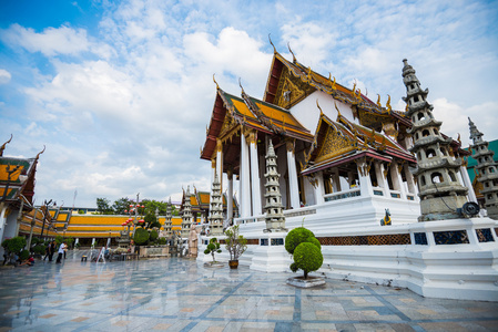 在曼谷，泰国寺详细