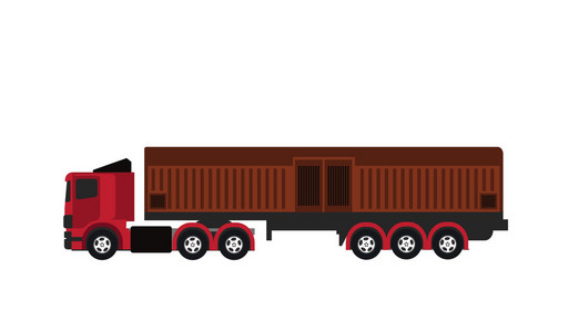 集装箱运输运输卡车