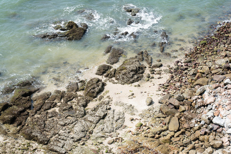 蓝色的大海和沙滩，泰国