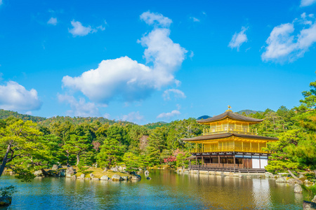 在京都的金阁寺