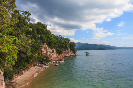 美丽的热带海在夏天