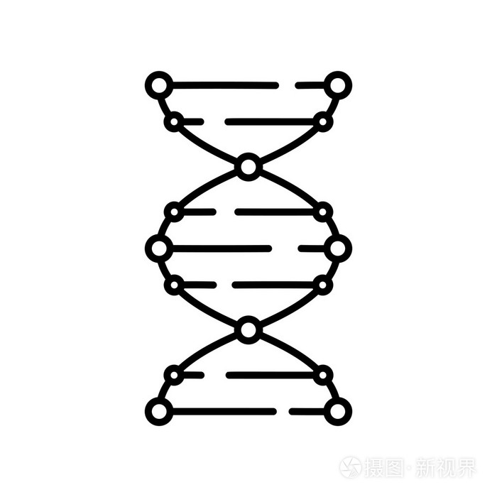 徽标的 dna 模板.dna 的象征符号