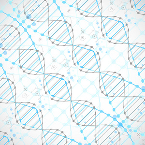 科学与 Dna 分子模板