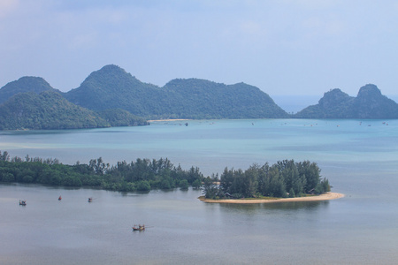 美丽的热带海在夏天