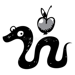 蛇和苹果