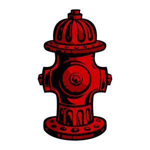 消防栓矢量图标