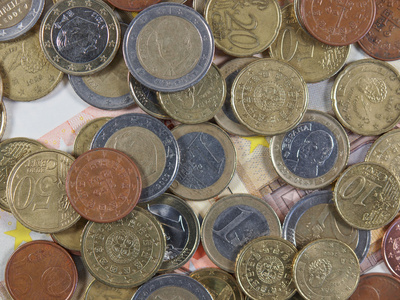 欧洲联盟的欧元硬币和纸币