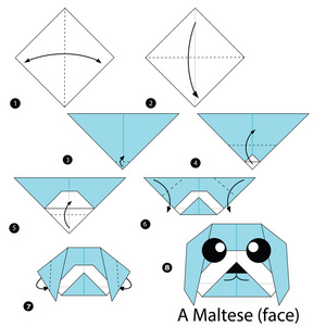 一步一步的说明如何使折纸马耳他