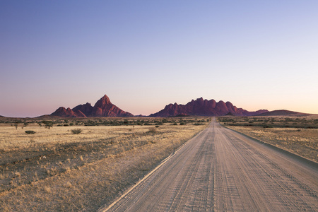 风景拍摄的 Spitzkoppe 自然保护区