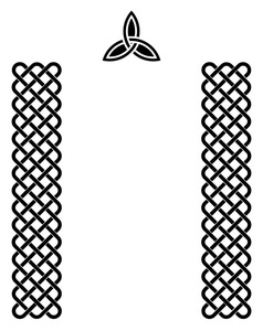 凯尔特语的竹叶框架
