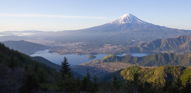 富士山和湖河口湖