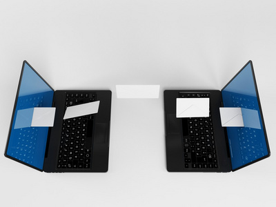 两台笔记本电脑沟通