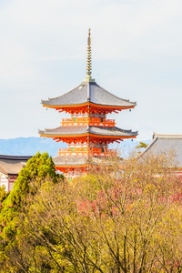 在日本京都清水寺防务研究局