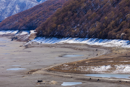 阿纳努里城堡，格鲁吉亚附近空湖