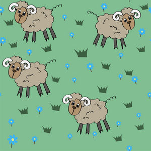 羊的草地上