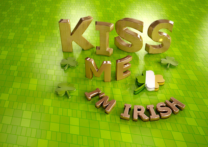 吻我我是爱尔兰人图片