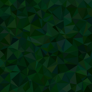 暗绿色三角形马赛克矢量背景