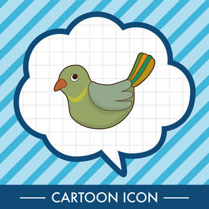 动物鸟卡通主题元素