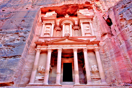 财政部 艾尔卡兹尼神殿 的佩特拉古城，Jordan