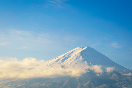 富士山与蓝蓝的天空