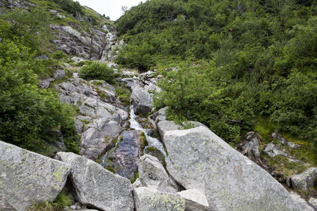 在波兰，欧洲 Karkonosze 巨人 山