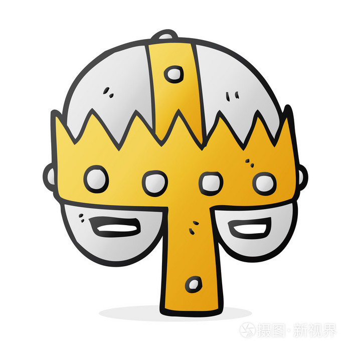 卡通中世纪盔甲