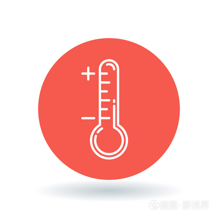 温度计图标温度标志天气仪器符号v