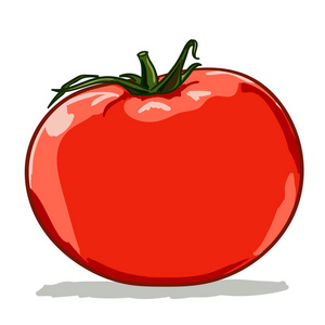 成熟的红番茄
