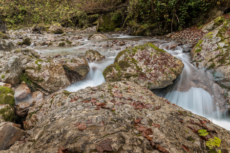 克里克在奥地利Seisenbergklamm