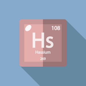 化学元素Hassi扁平型