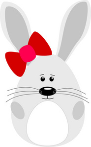 复活节快乐的小兔子