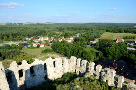 在波兰的城堡 Rabsztyn