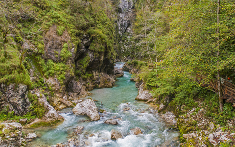 Tolmin 峡谷，性质斯洛文尼亚