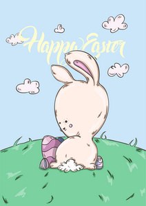可爱复活节兔子