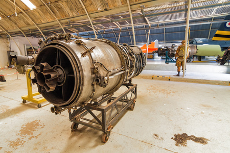 喷气发动机在马耳他航空博物馆图片