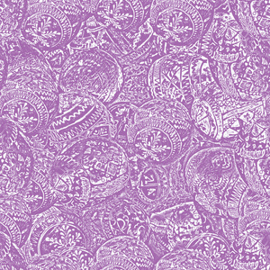 紫丁香复活节的彩蛋的无缝背景