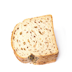 白面包切片桩孤立