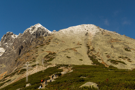 在高塔特拉山