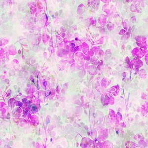 紫丁香和树枝的印记