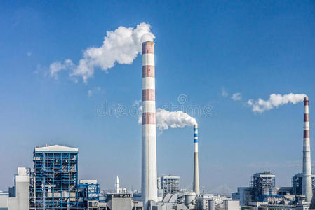 能量 建筑 金属 高的 装配 天线 基础设施 气候 烟囱