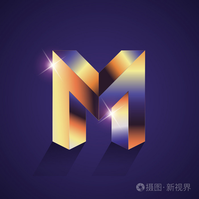 字母m金属符号
