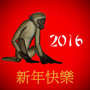 快乐的新中国猴子到 2016 年